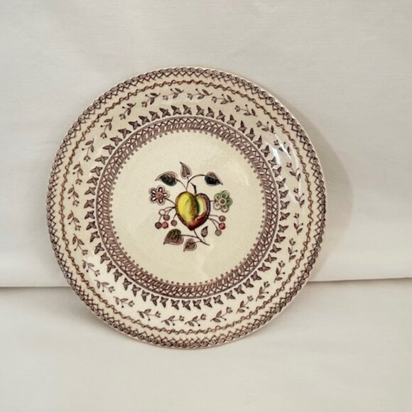 Vintage Johnson Brothers Fruit Sampler Plate - Picture 1 of 8